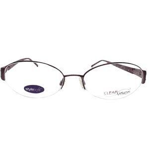 CLEARVISION SOFIA ROSE PURPLE EYEGLASSES FRAMES 58-18-140